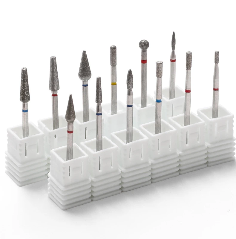 1Pc Diamond Nail Drill Bit Milling Cutter For Cuticle Clean Gel Overflow Removal Manicure Pedicure Tool 1Pc Diamond Nail Drill Bit Milling Cutter For Cuticle Clean Gel Overflow Removal Manicure Pedicure Tool