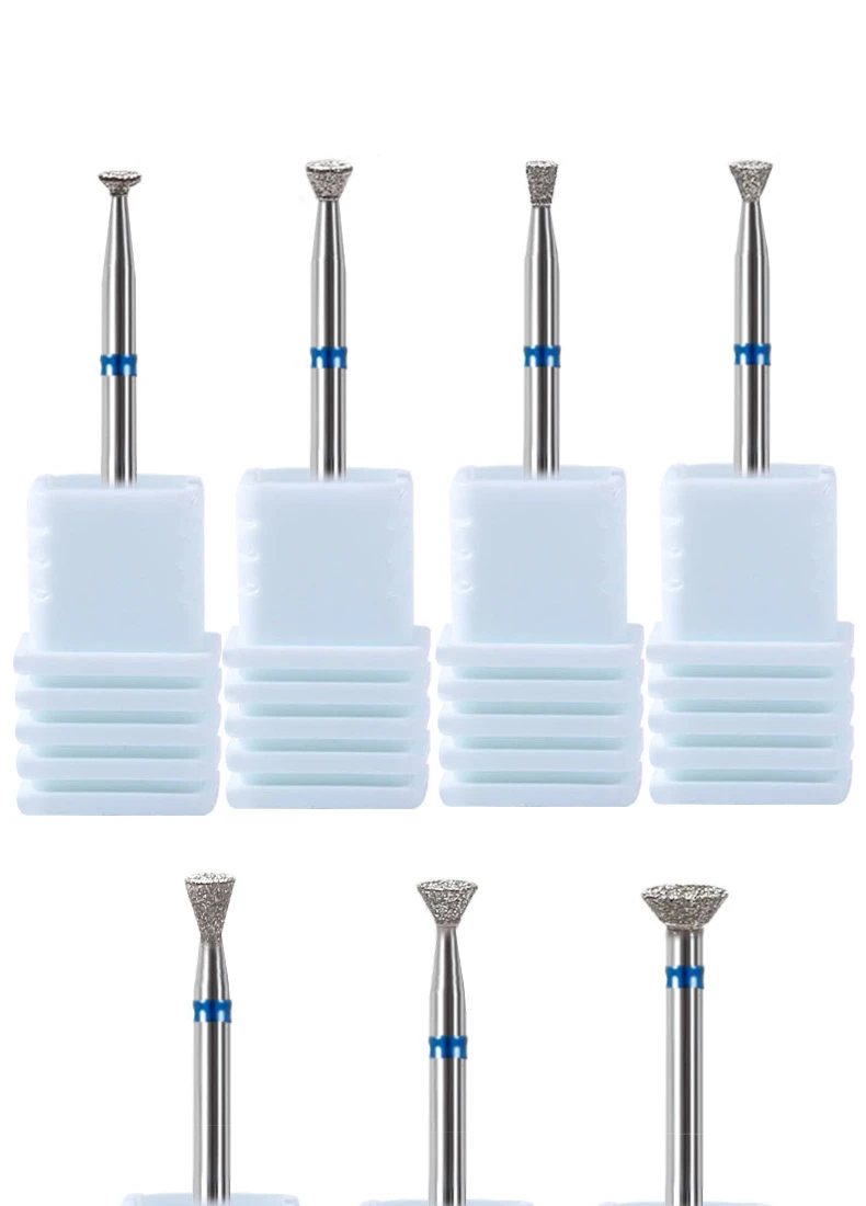 1Pc Diamond Nail Drill Bit Milling Cutter For Cuticle Clean Gel Overflow Removal Manicure Pedicure Tool 1Pc Diamond Nail Drill Bit Milling Cutter For Cuticle Clean Gel Overflow Removal Manicure Pedicure Tool