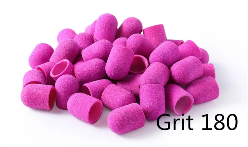 TP Sanding Bands Block Caps Purple Grit #80/120/180 Sanding Caps Electric Nail Drill Bit for Manicure Pedicure Milling Accessory TP Sanding Bands Block Caps Purple Grit #80/120/180 Sanding Caps Electric Nail Drill Bit for Manicure Pedicure Milling Accessory