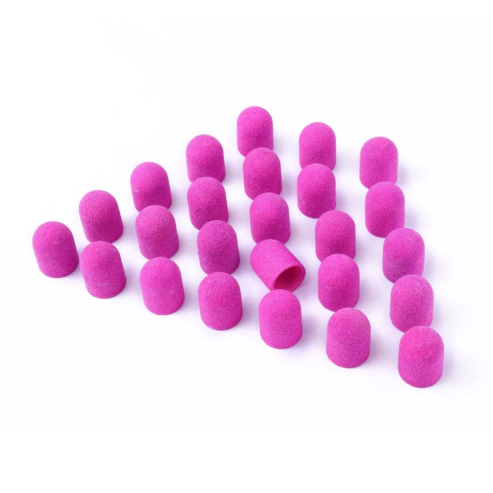 TP Sanding Bands Block Caps Purple Grit #80/120/180 Sanding Caps Electric Nail Drill Bit for Manicure Pedicure Milling Accessory TP Sanding Bands Block Caps Purple Grit #80/120/180 Sanding Caps Electric Nail Drill Bit for Manicure Pedicure Milling Accessory
