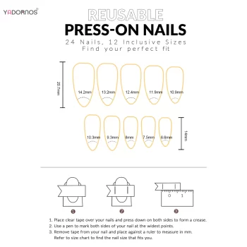 Green Lotus Press On Nails – 24-Piece Summer Green Almond Set with Lotus and Goldfish Print 5 97438 zuundv