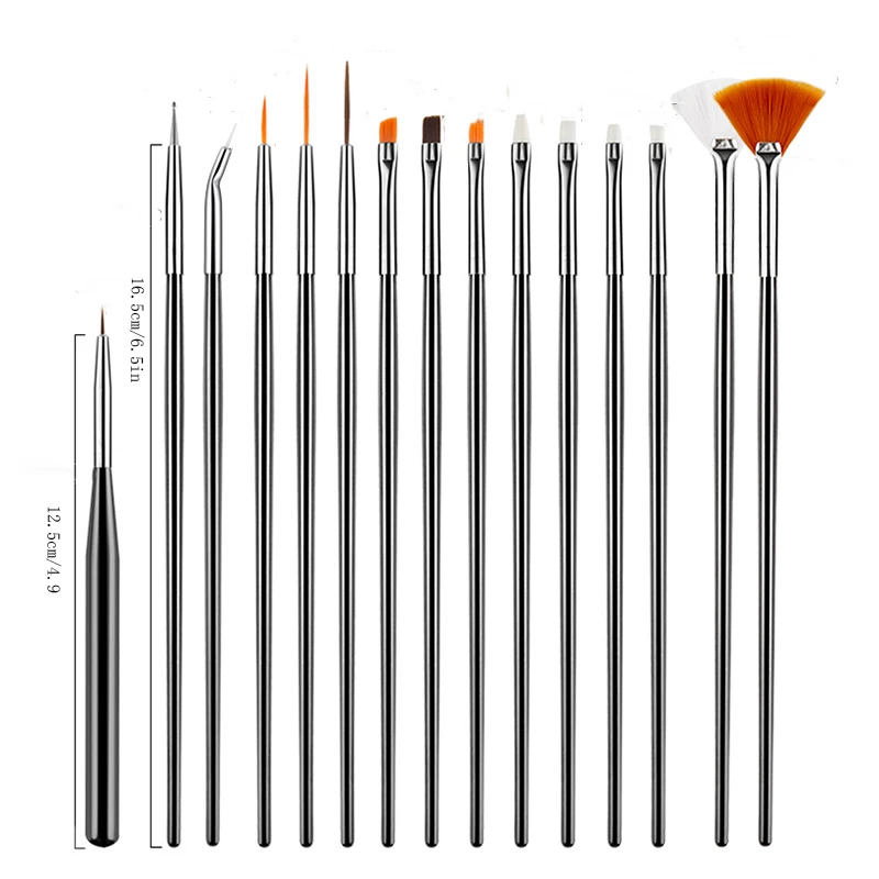 Nail Art Brush Set, Colorful Light Therapy Pen, Dual Tip Drill Pen, Nail Art Tools Pen, Precision Made Nail Art Brush Set, Colorful Light Therapy Pen, Dual Tip Drill Pen, Nail Art Tools Pen, Precision Made