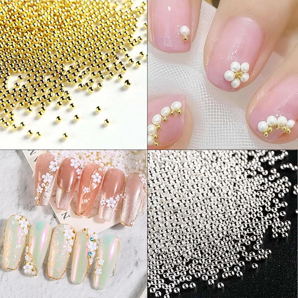 12Grids Mini Caviar Beads Nail Art Decorations Metal Gold/Silver Micro Ball Nail Charms Magnetic Pen 0.5~3mm Ball Nail Jewelry 12Grids Mini Caviar Beads Nail Art Decorations Metal Gold/Silver Micro Ball Nail Charms Magnetic Pen 0.5~3mm Ball Nail Jewelry