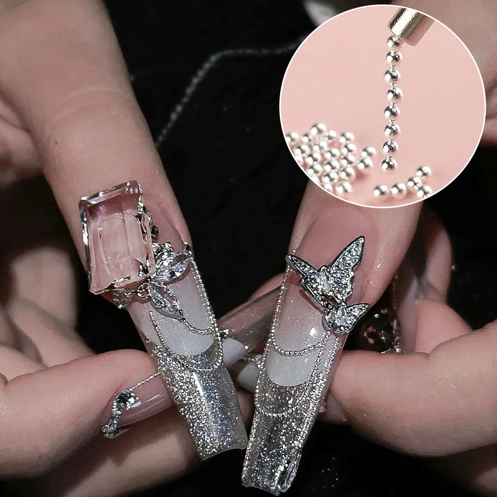 12Grids Mini Caviar Beads Nail Art Decorations Metal Gold/Silver Micro Ball Nail Charms Magnetic Pen 0.5~3mm Ball Nail Jewelry 12Grids Mini Caviar Beads Nail Art Decorations Metal Gold/Silver Micro Ball Nail Charms Magnetic Pen 0.5~3mm Ball Nail Jewelry