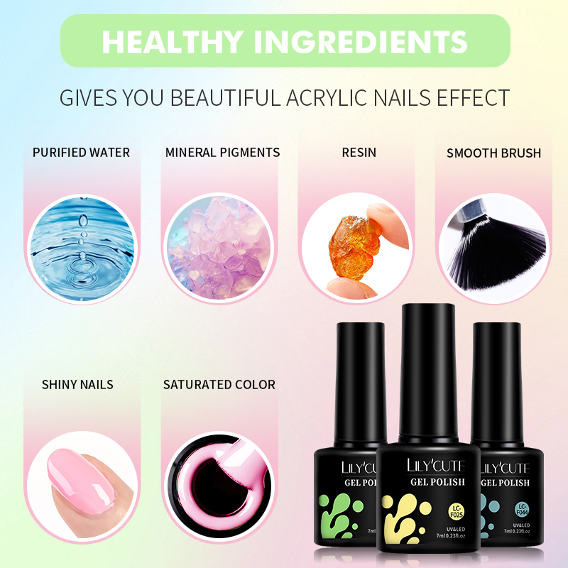 LILYCUTE 7ML Pink Glitter Nail Gel Polish Nude Natural Long Lasting Manicure Soak Off UV LED Nail Art Base Top Coat Gel Varnish LILYCUTE 7ML Pink Glitter Nail Gel Polish Nude Natural Long Lasting Manicure Soak Off UV LED Nail Art Base Top Coat Gel Varnish