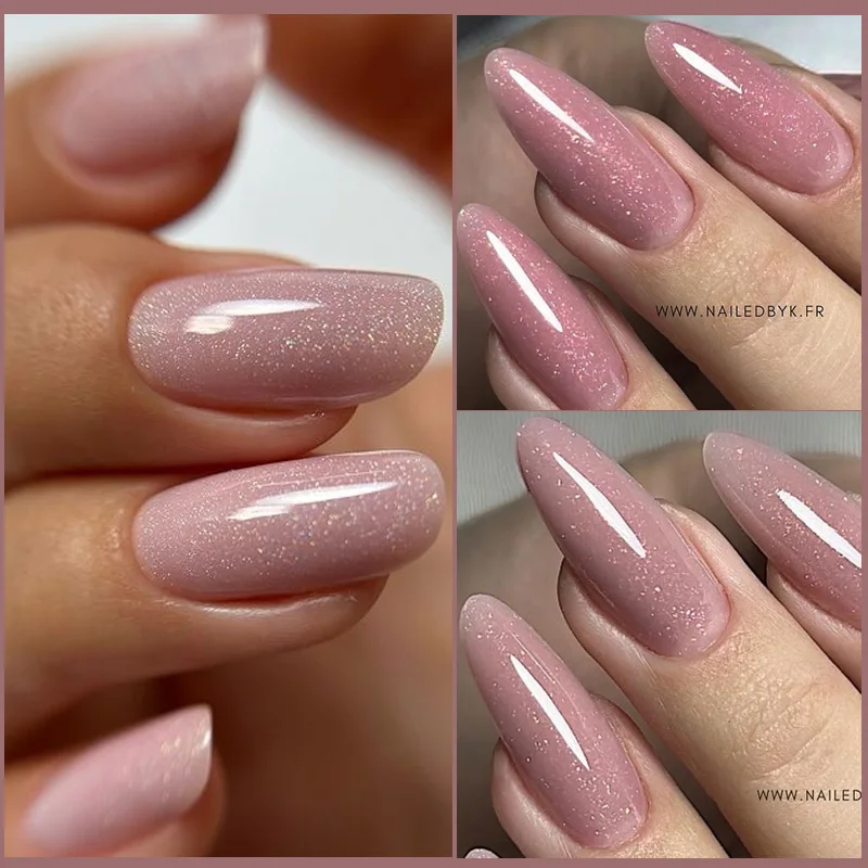 LILYCUTE 7ML Pink Glitter Nail Gel Polish Nude Natural Long Lasting Manicure Soak Off UV LED Nail Art Base Top Coat Gel Varnish LILYCUTE 7ML Pink Glitter Nail Gel Polish Nude Natural Long Lasting Manicure Soak Off UV LED Nail Art Base Top Coat Gel Varnish