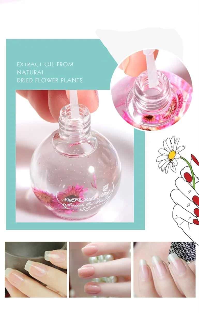 15ML Dried Flower Cuticle Nutrient Oil Nourish Repair Damaged Nails Nail Care Oil Treatment Moisturizes Strengthen Bright Nails 15ML Dried Flower Cuticle Nutrient Oil Nourish Repair Damaged Nails Nail Care Oil Treatment Moisturizes Strengthen Bright Nails