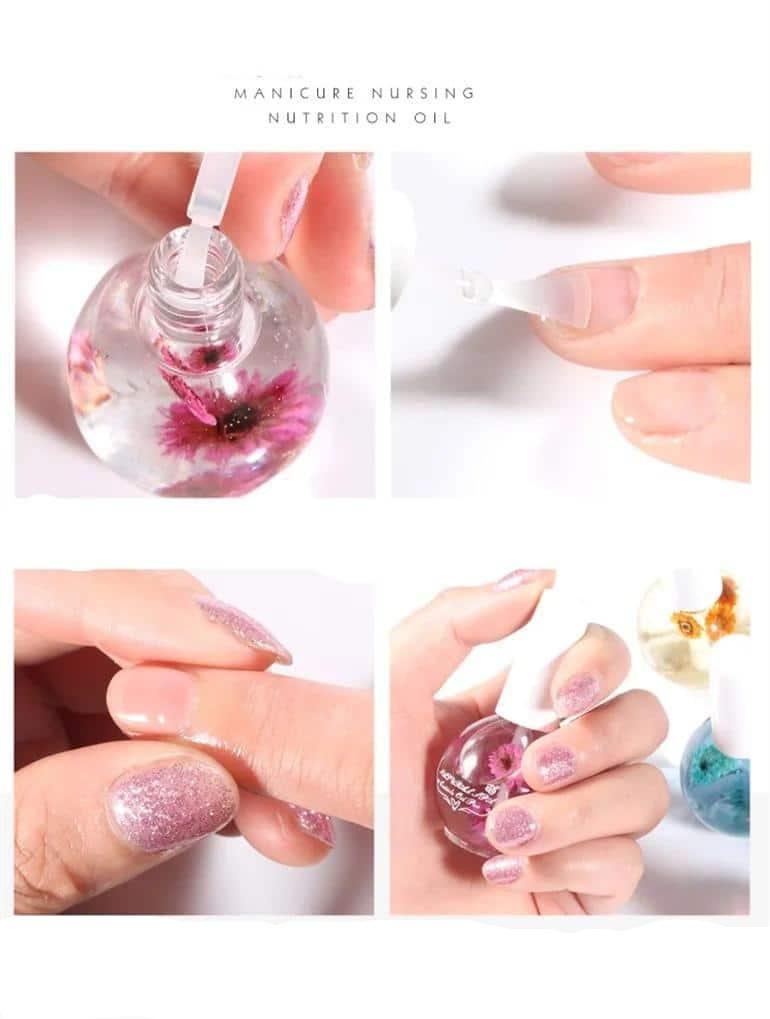 15ML Dried Flower Cuticle Nutrient Oil Nourish Repair Damaged Nails Nail Care Oil Treatment Moisturizes Strengthen Bright Nails 15ML Dried Flower Cuticle Nutrient Oil Nourish Repair Damaged Nails Nail Care Oil Treatment Moisturizes Strengthen Bright Nails