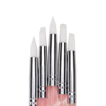 Professional Nail Art Dotting Tools and Silicone Nail Pen Set – 5 Piece 2 99981 zzidxu