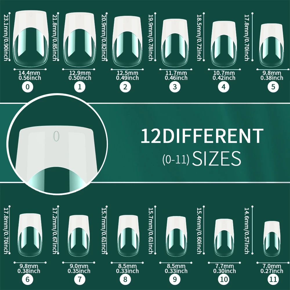 Nailpop 120pcs Acrylic Nails Fake Capsule Short Almond Coffin Square Artificial Nail Extension Soft Gel Tips Accessories Tools Nailpop 120pcs Acrylic Nails Fake Capsule Short Almond Coffin Square Artificial Nail Extension Soft Gel Tips Accessories Tools
